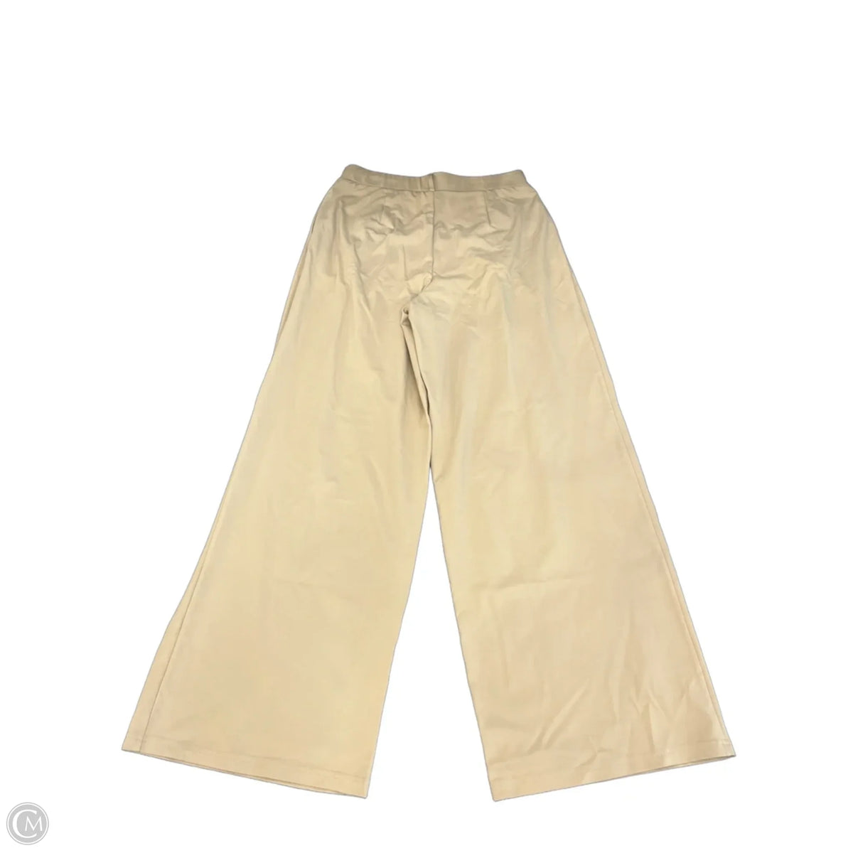 Pants Wide Leg By Ogl In Tan, Size: M