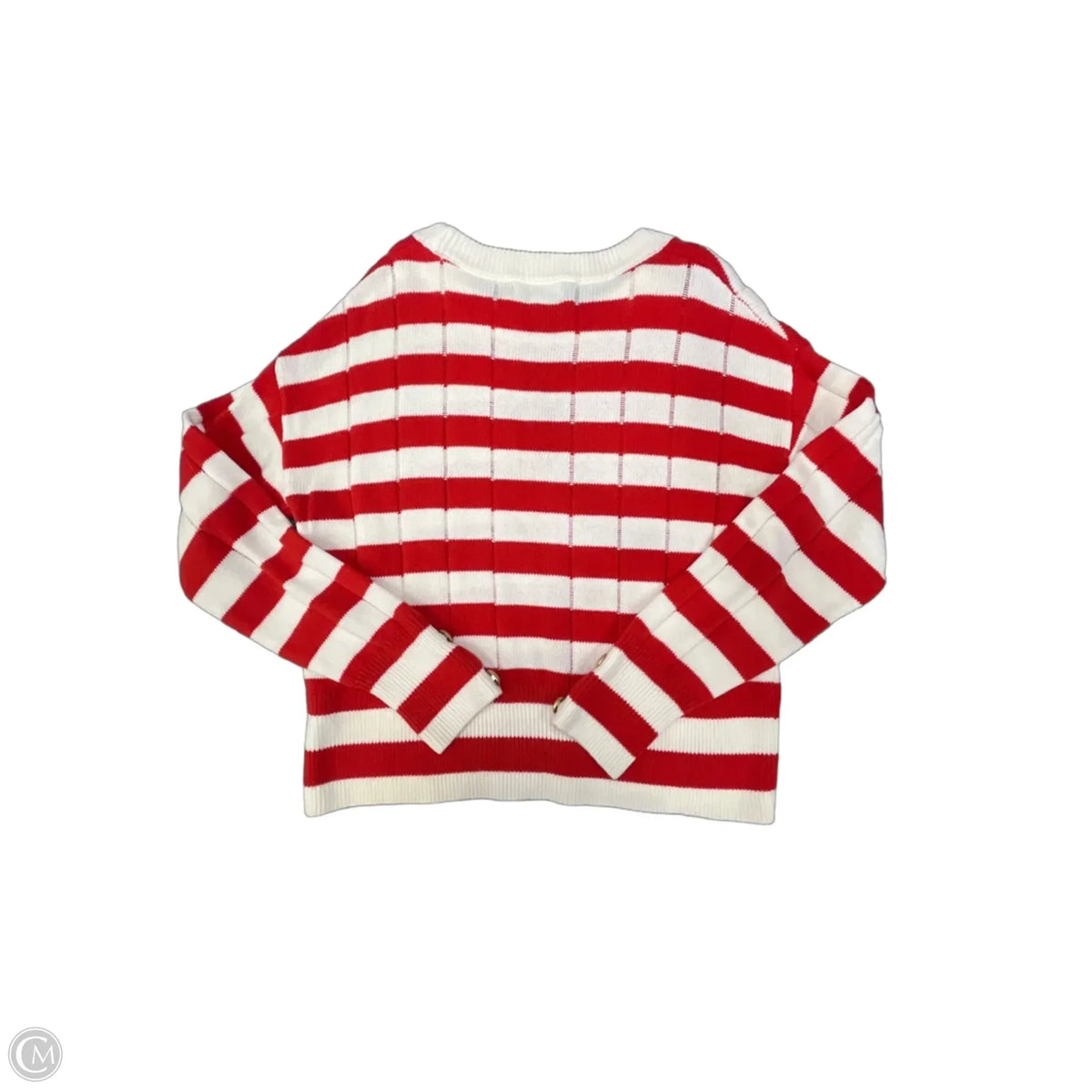 Sweater By Evereve In Striped Pattern, Size: S