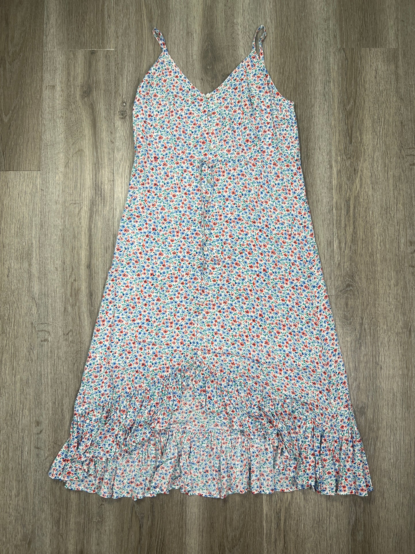 Floral Print Dress Casual Midi Rails, Size S