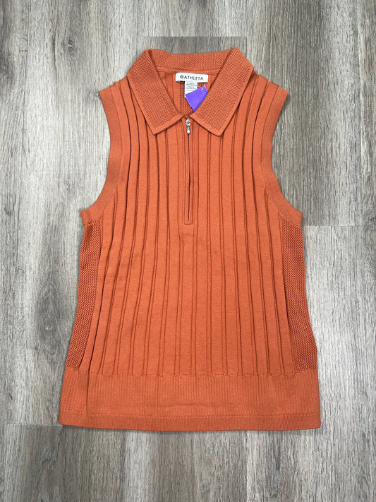 Orange Top Sleeveless Athleta, Size M