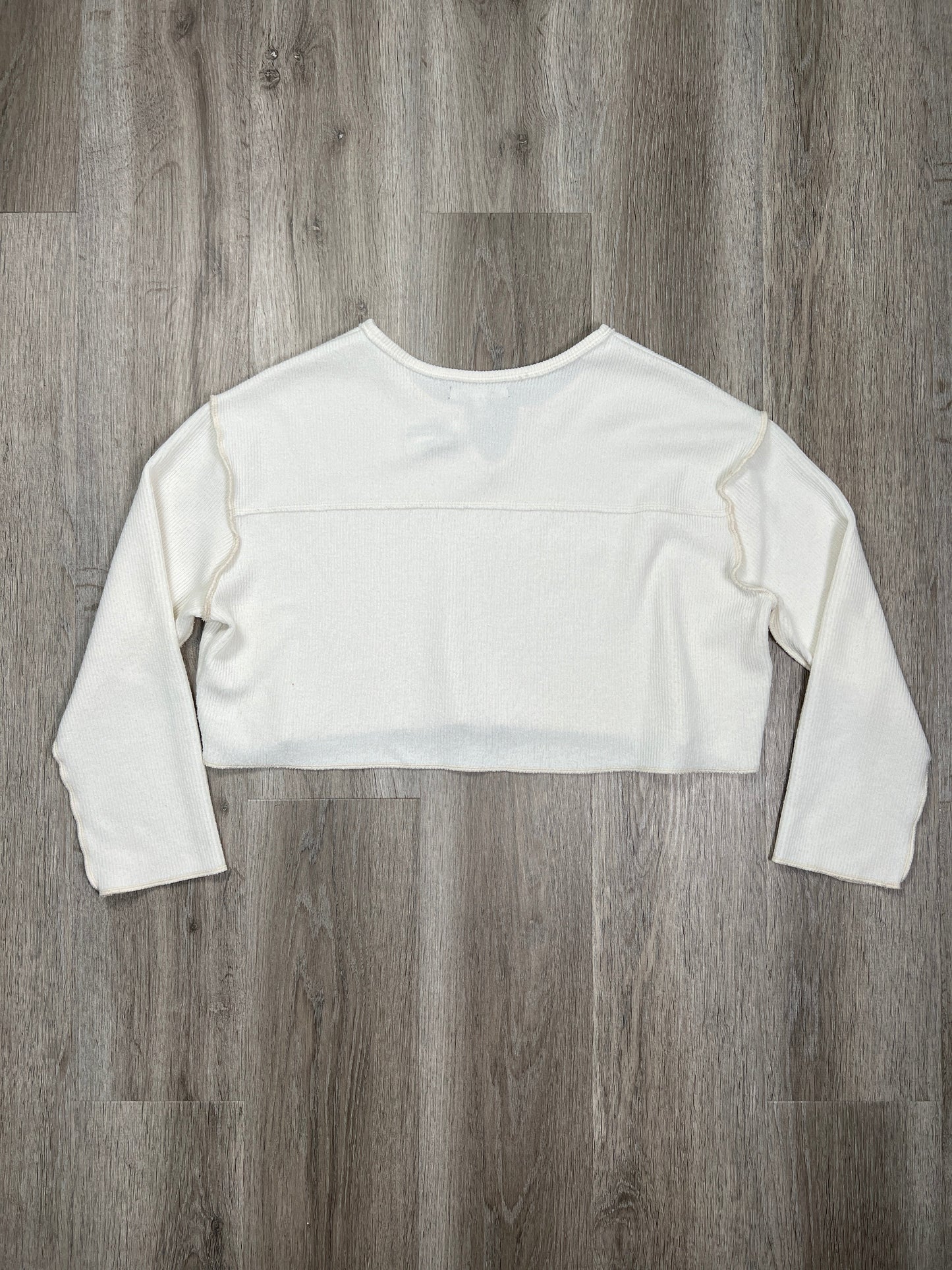 White Top Long Sleeve Urban Outfitters, Size M