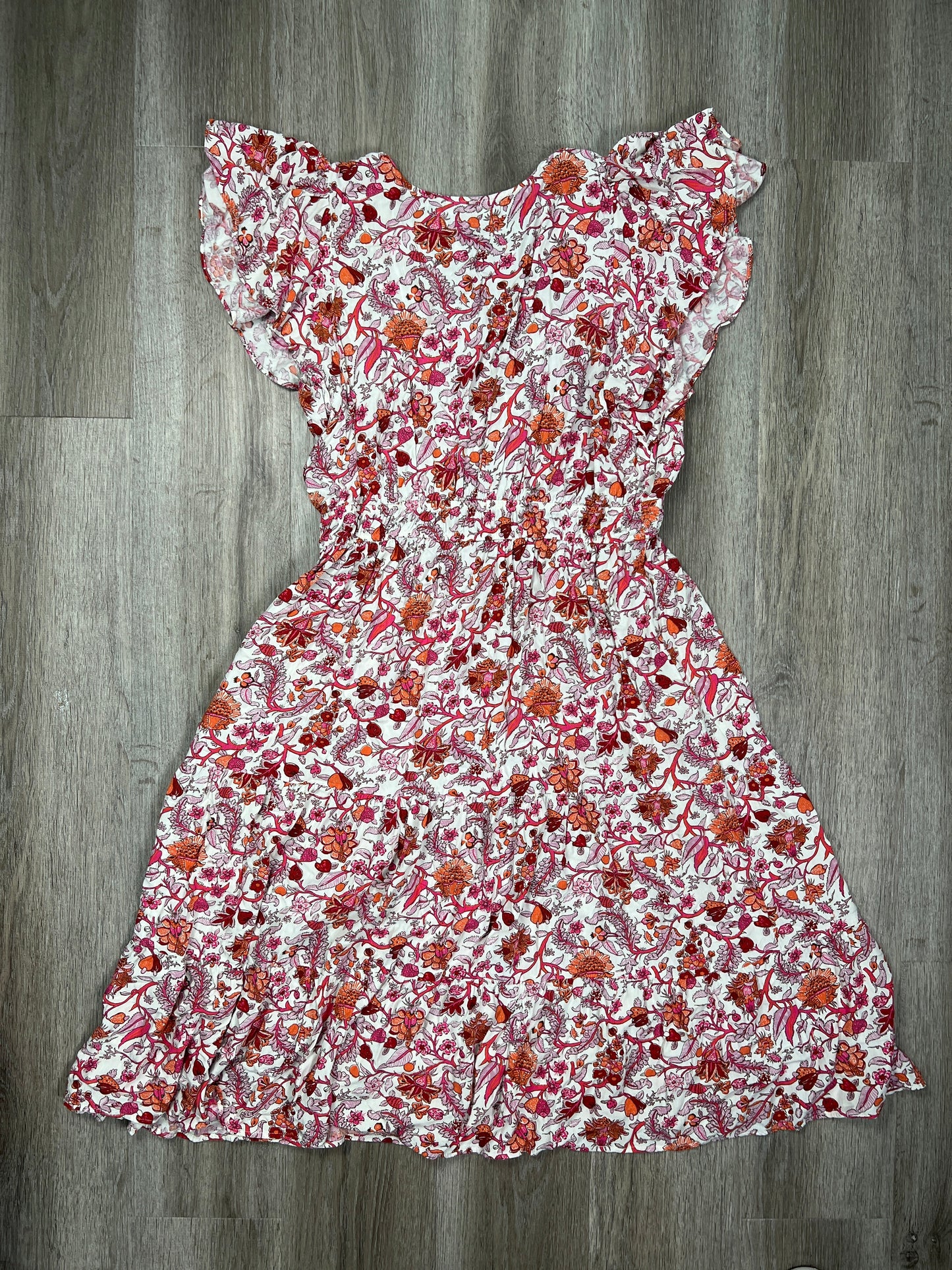 Floral Print Dress Casual Maxi Knox Rose, Size Xxl