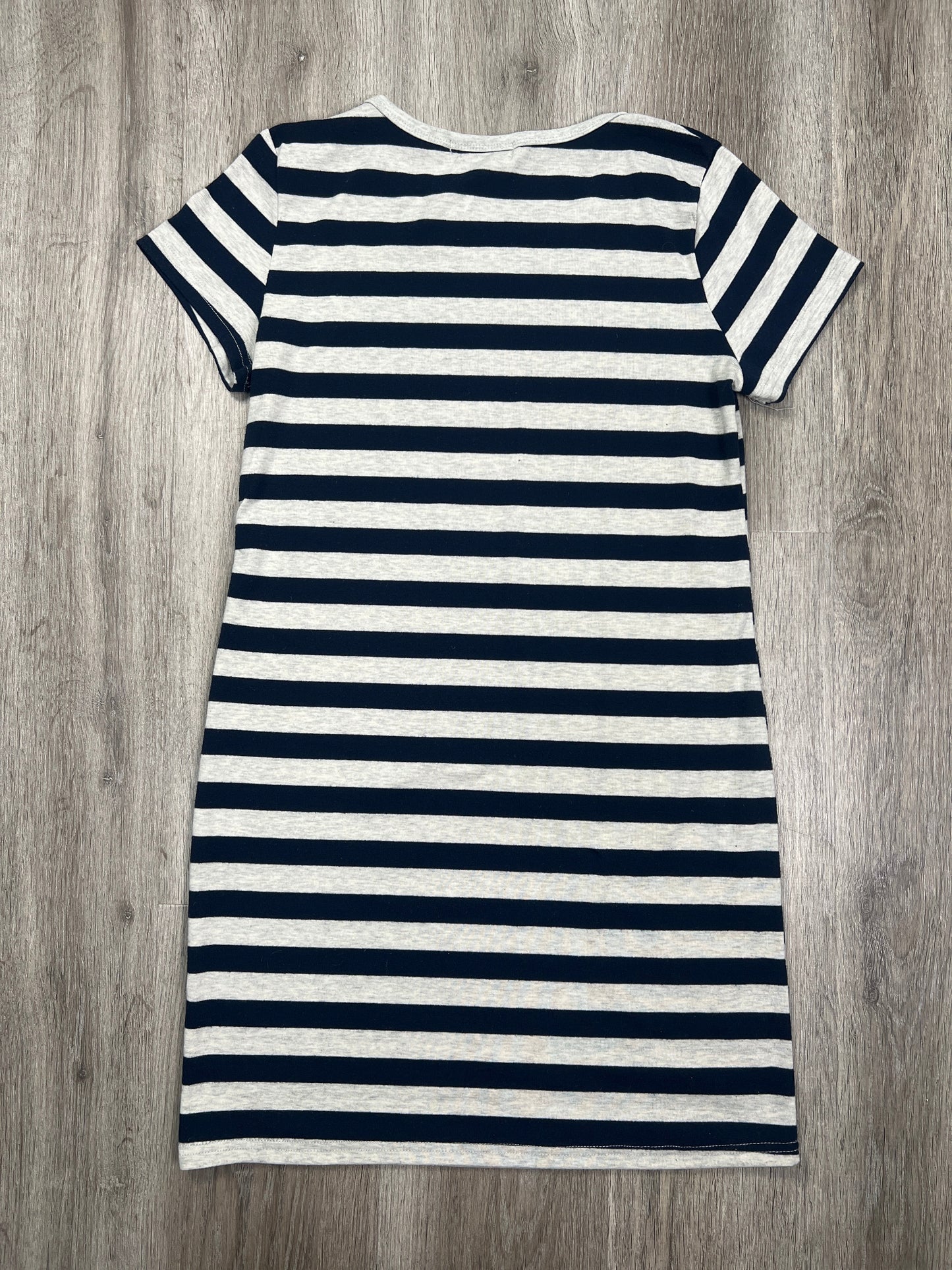 Striped Pattern Dress Casual Short AZZ, Size S
