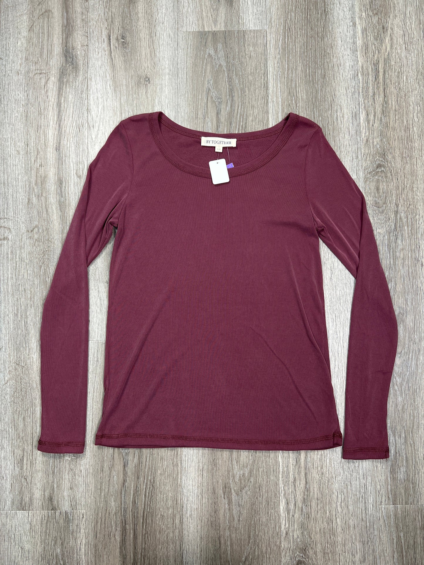 Mauve Top Long Sleeve By Together, Size S