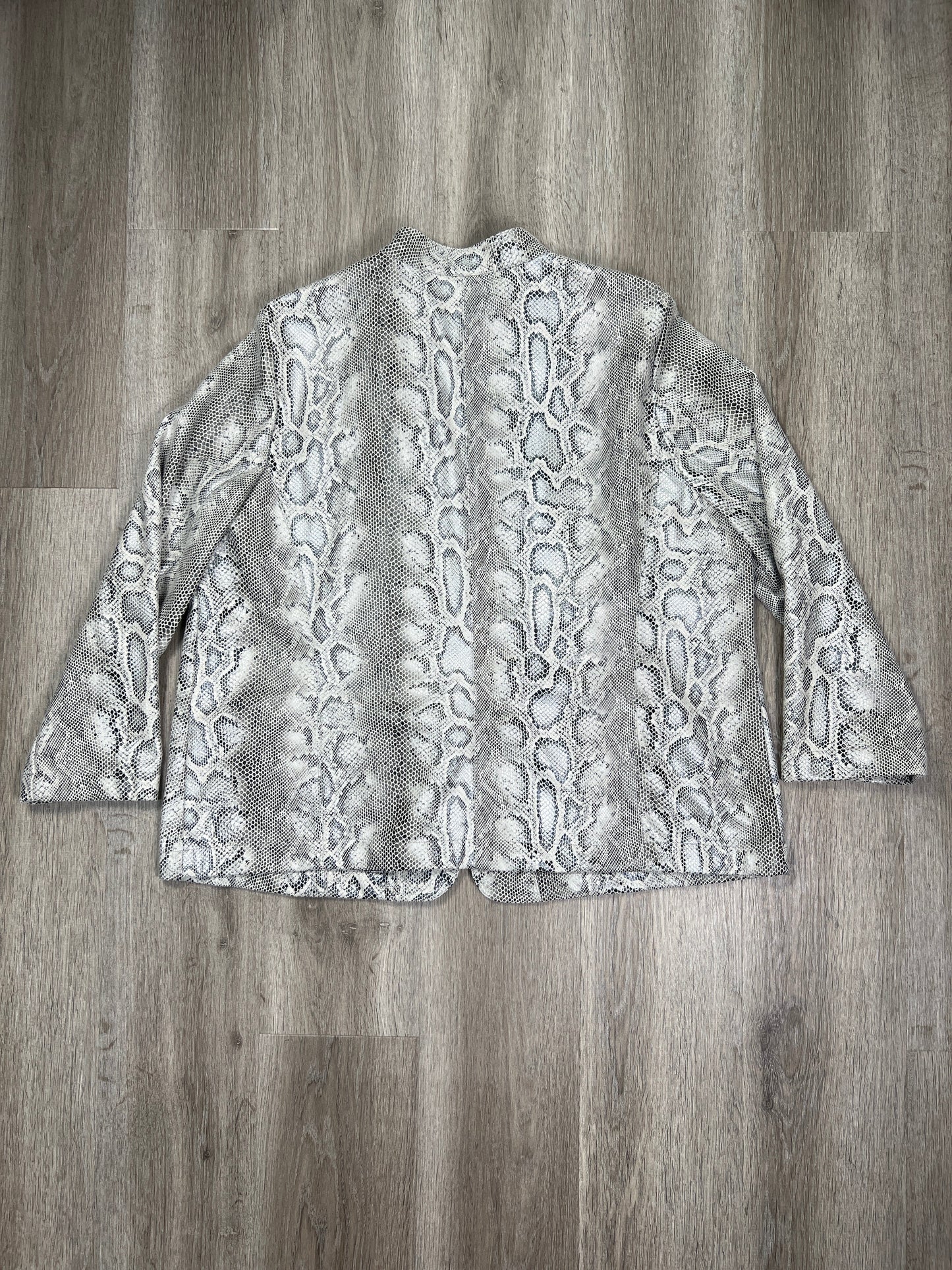 Snakeskin Print Jacket Other Alfred Dunner, Size 2x