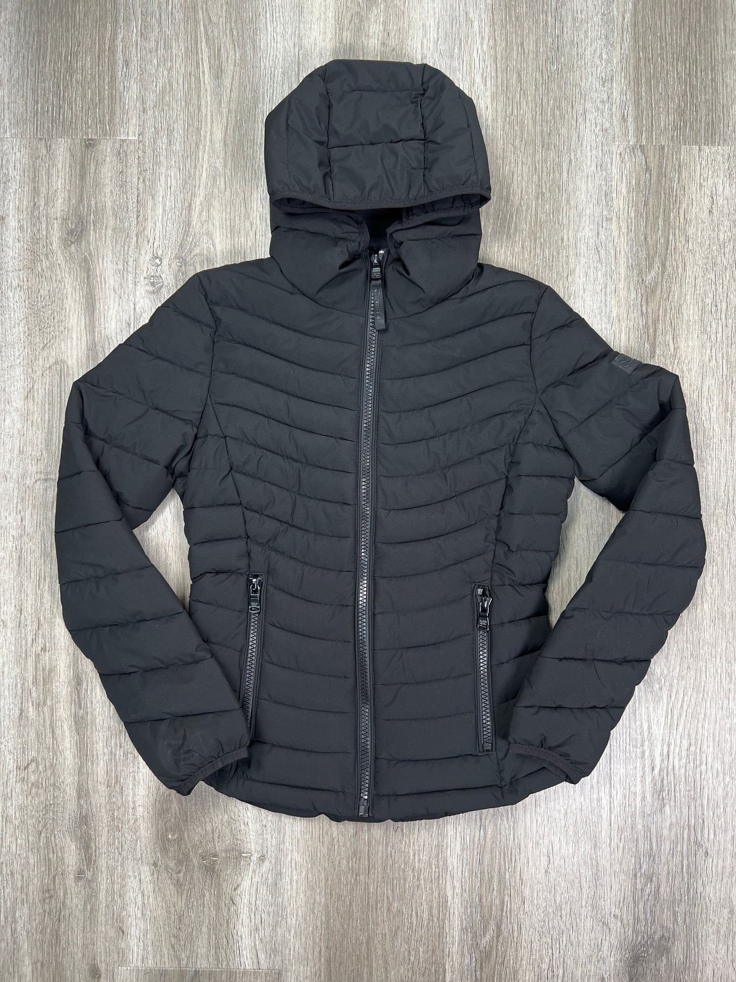 Black Jacket Puffer & Quilted Calvin Klein, Size Xs