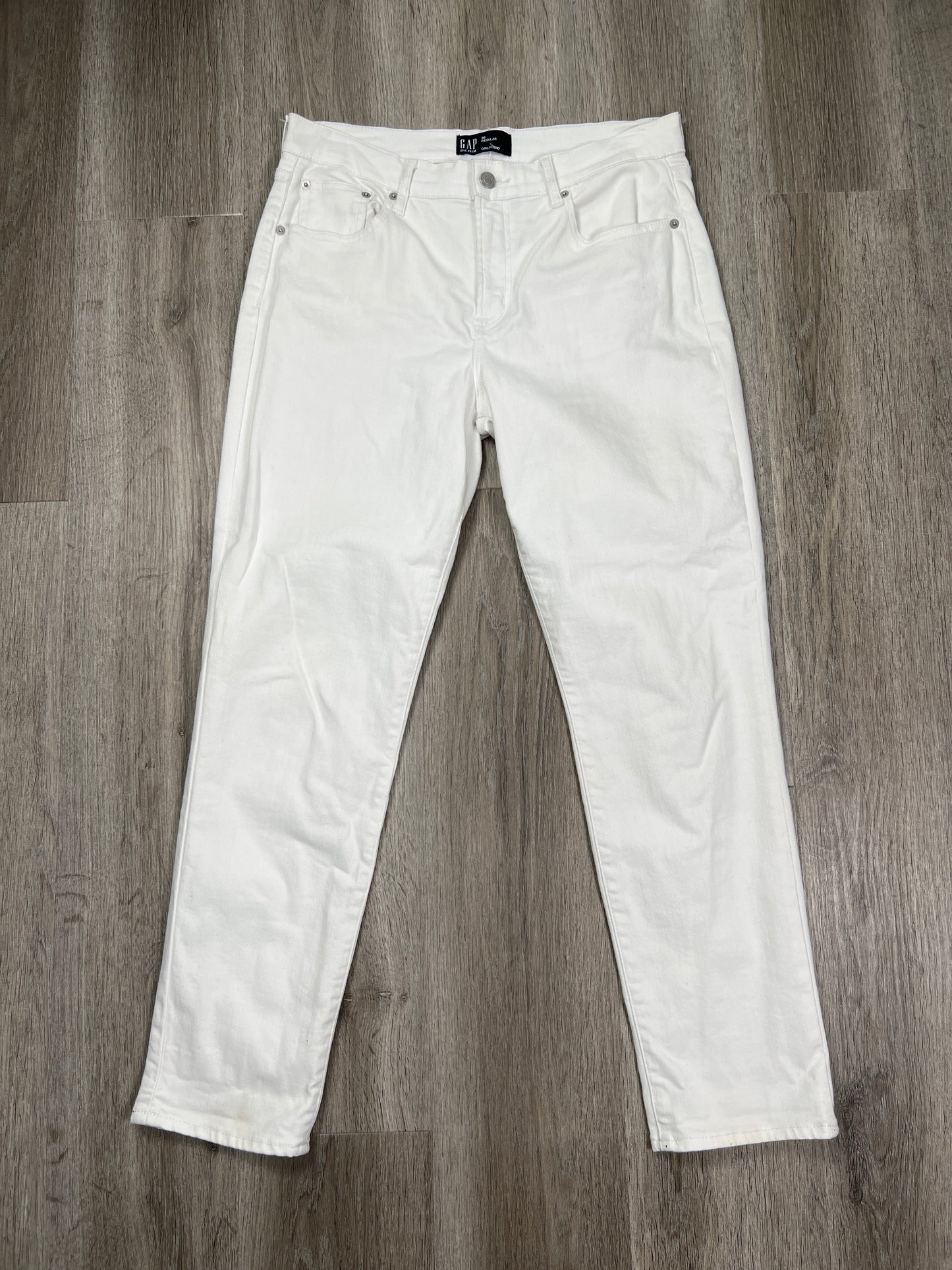 White Jeans Straight Gap, Size 8