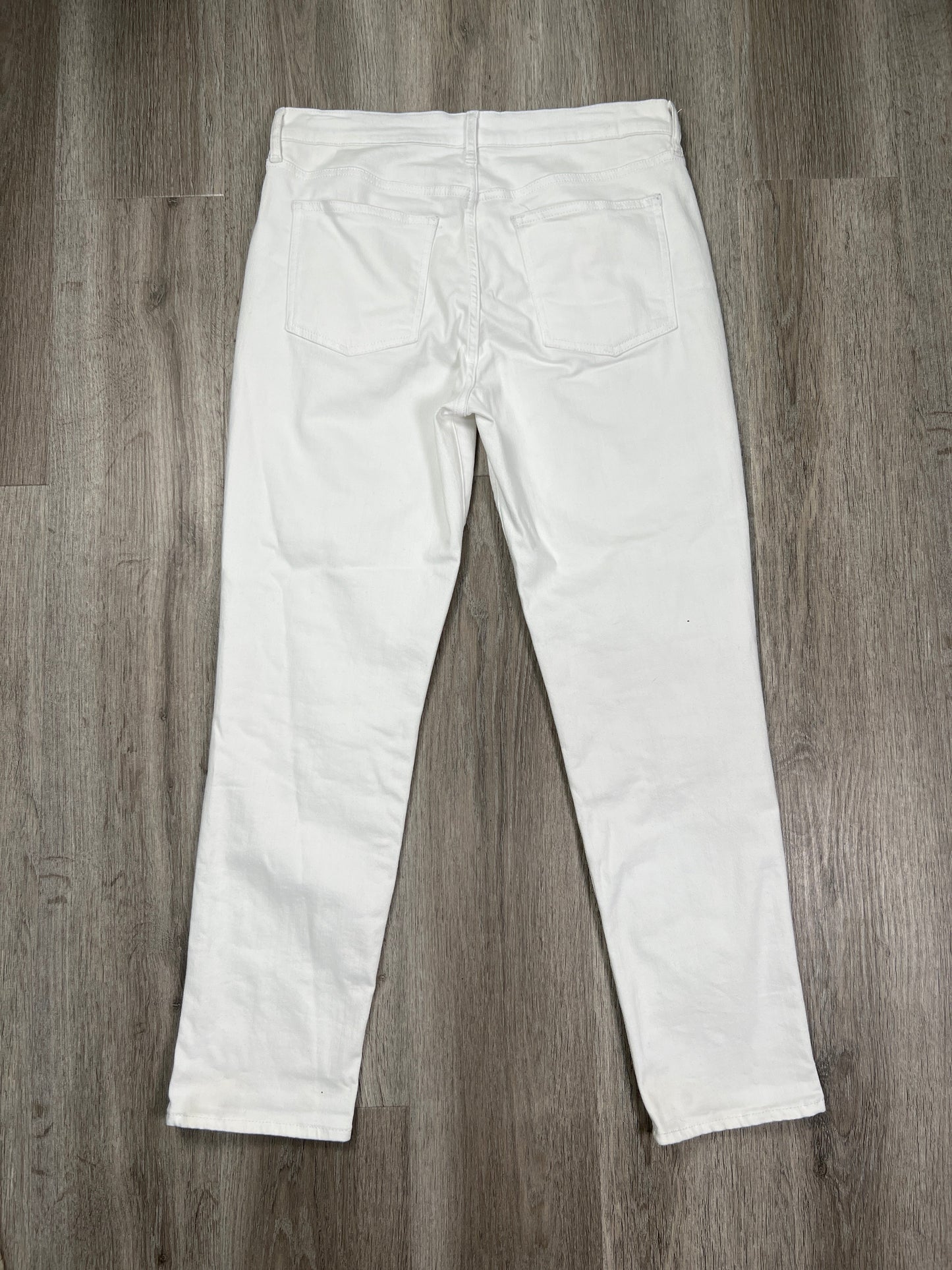 White Jeans Straight Gap, Size 8
