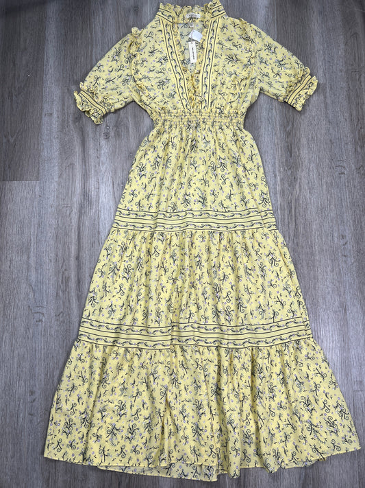 Yellow Dress Casual Maxi Max Studio, Size S