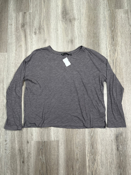 Grey Top Long Sleeve Basic Athleta, Size L