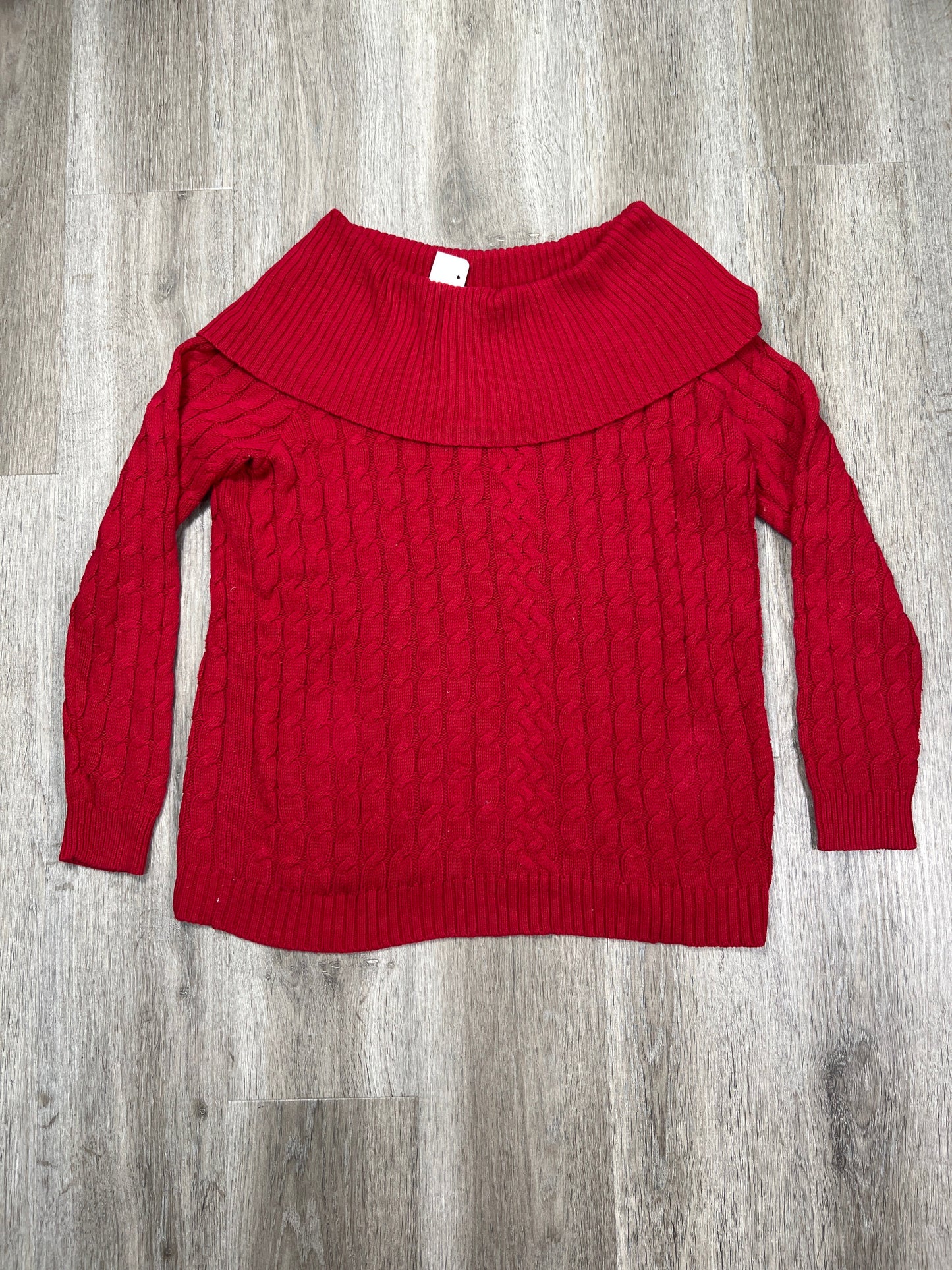 Sweater By Lane Bryant In Red, Size: M