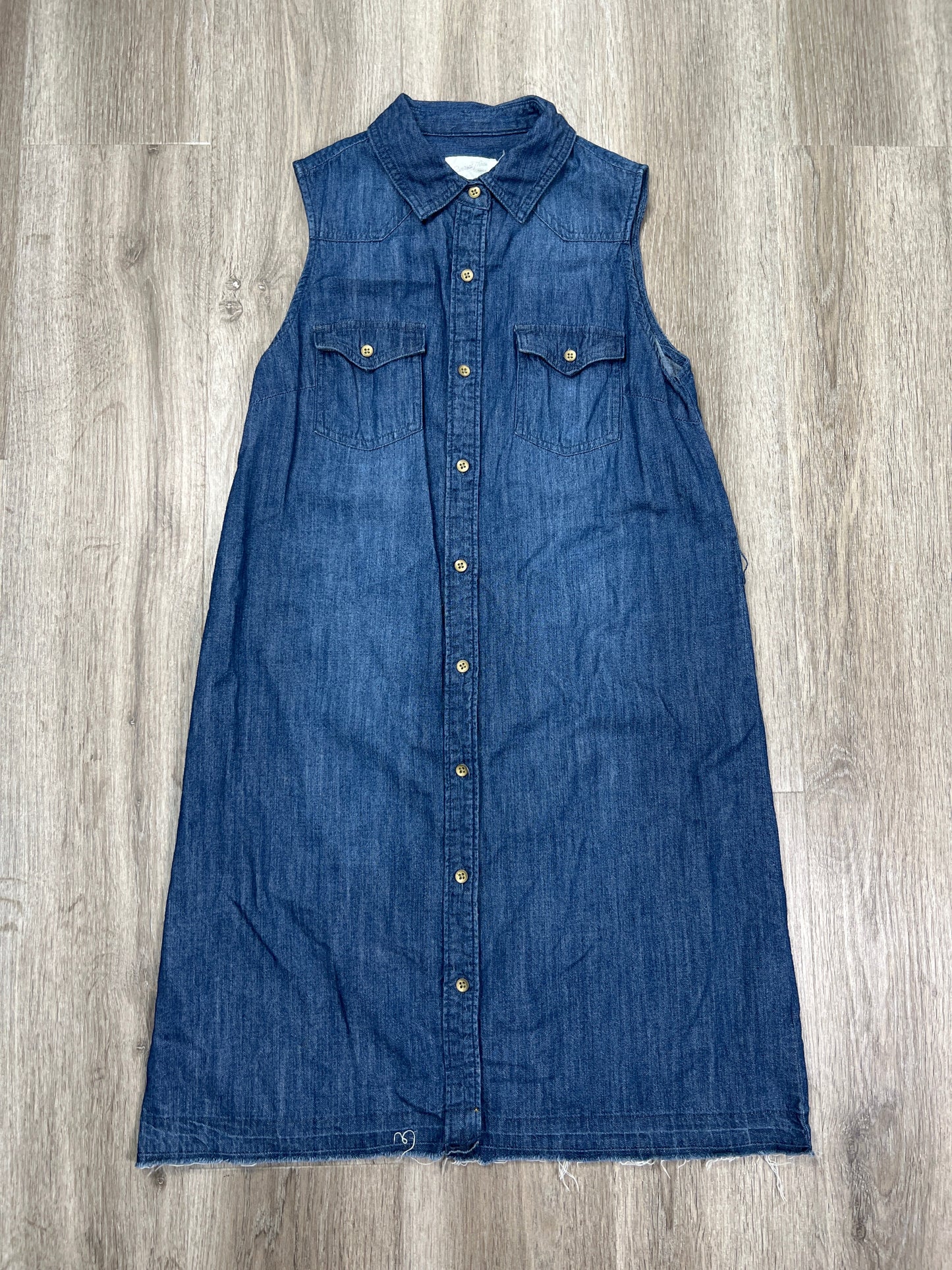 Dress Casual Short By Universal Thread In Blue Denim, Size: S