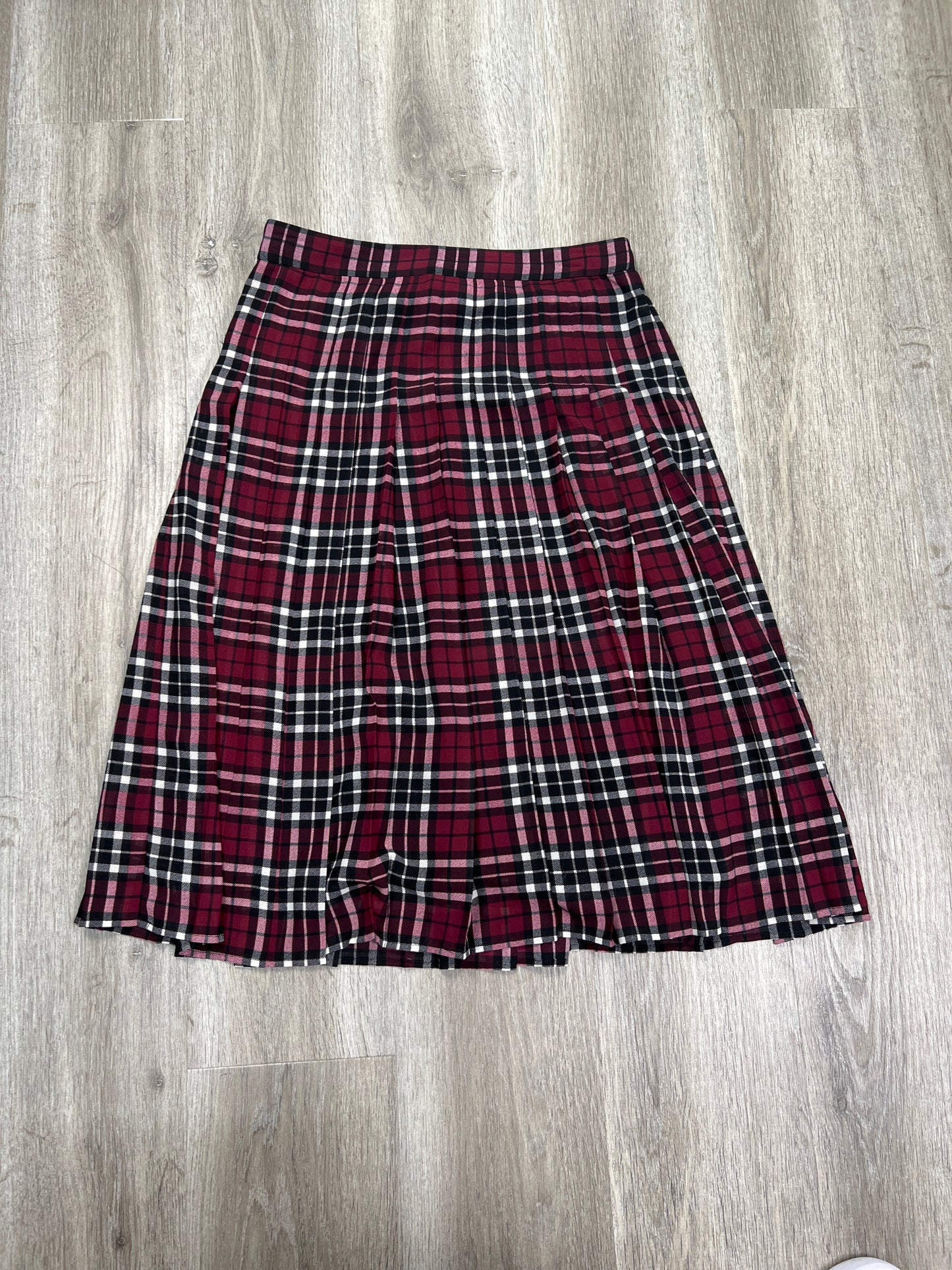 Skirt Midi By Michael By Michael Kors In Plaid Pattern, Size: S