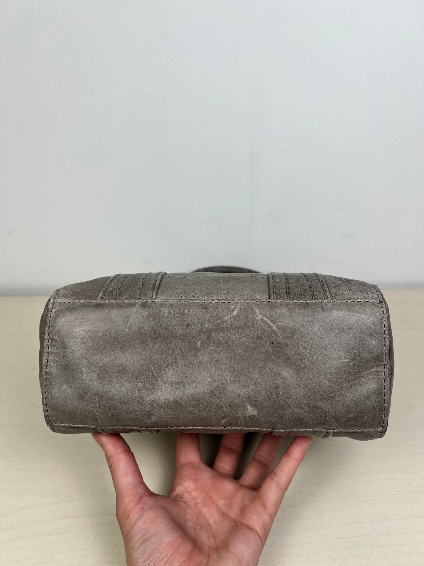 Handbag Leather By Frye, Size: Small