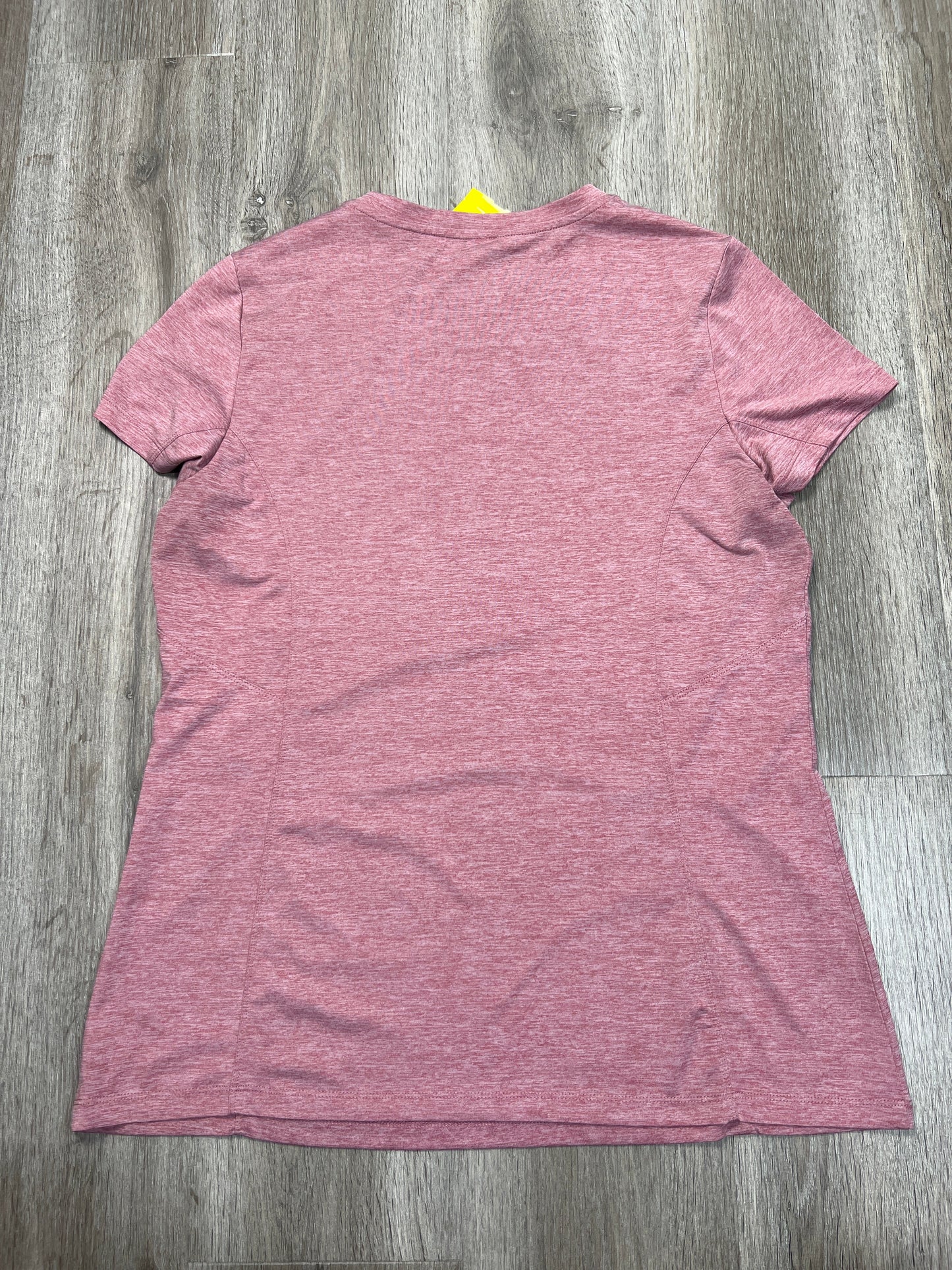 Athletic Top Short Sleeve By Marika In Pink, Size: L