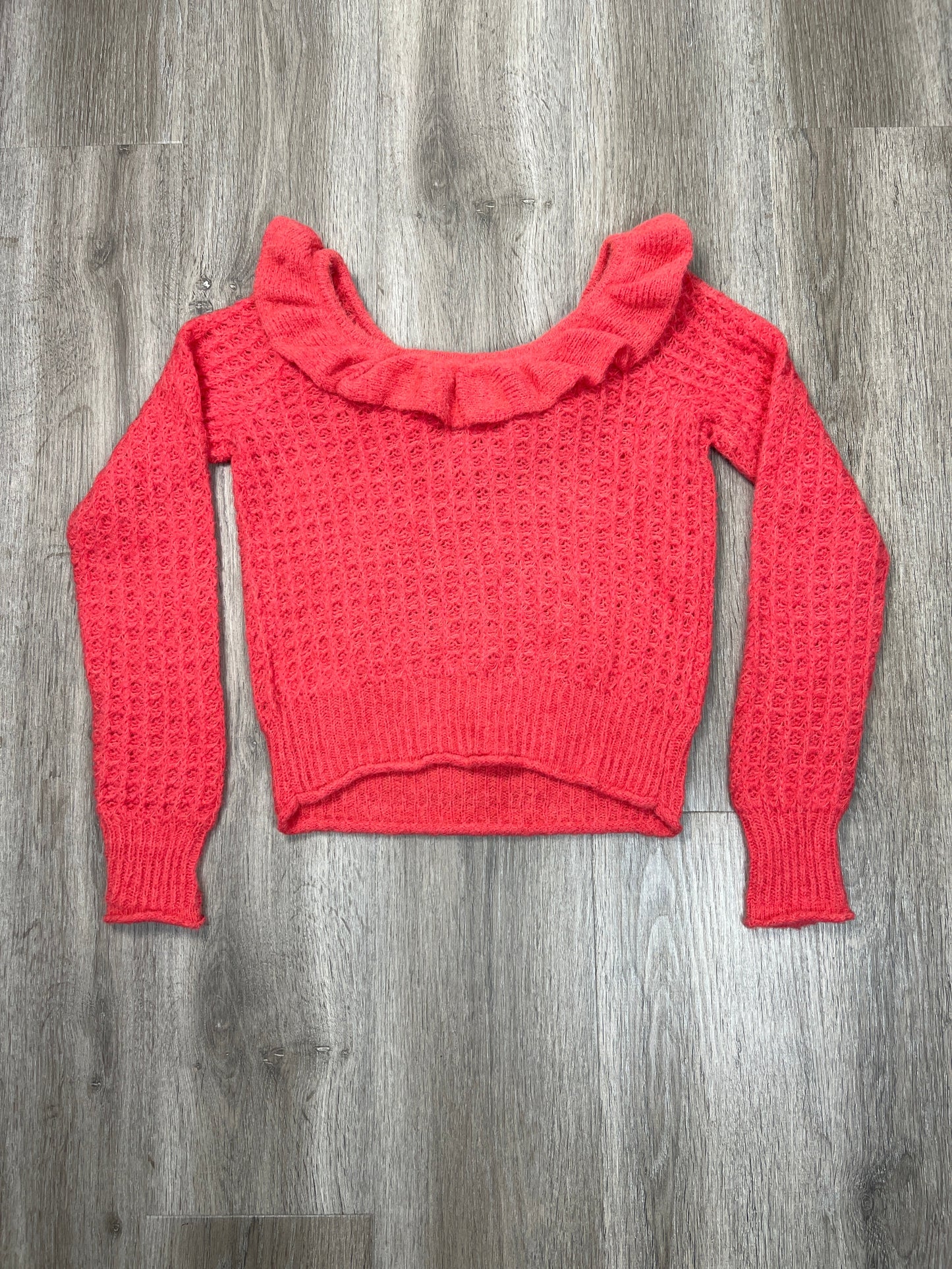 Sweater By Anthropologie In Orange, Size: Xs