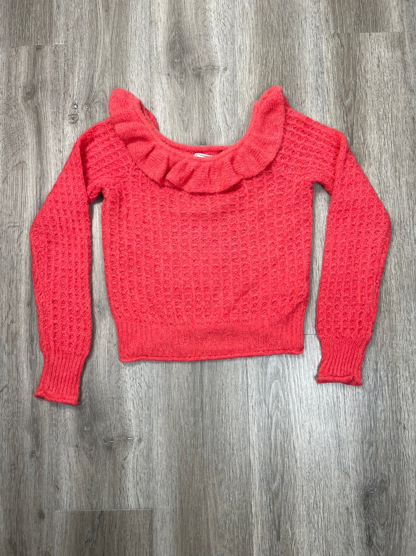 Sweater By Anthropologie In Orange, Size: Xs