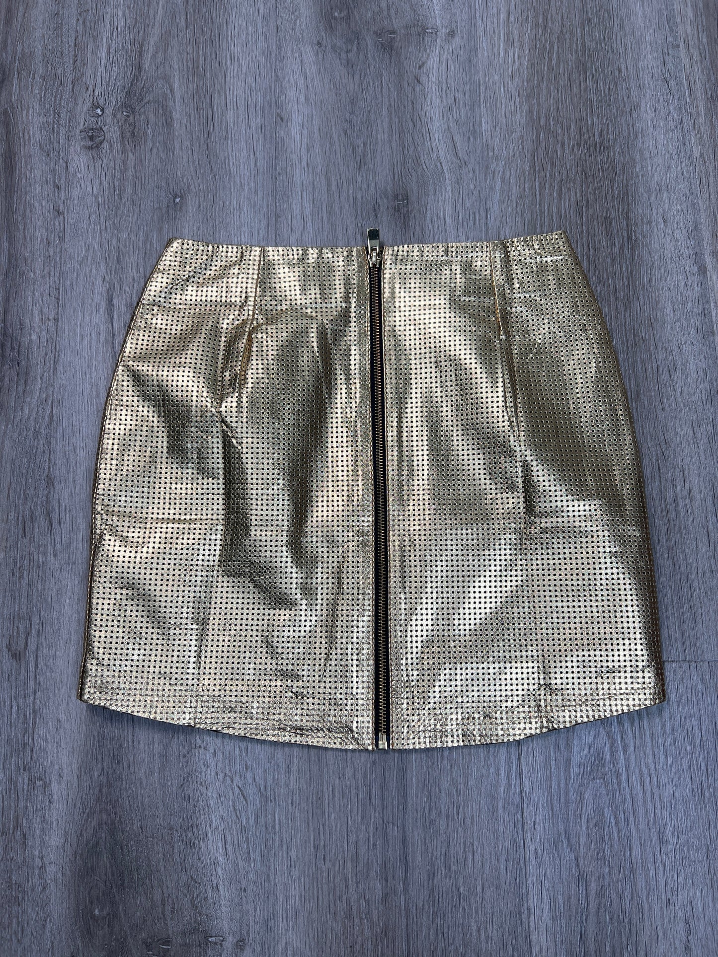 Skirt Mini & Short By ALL THINGS GOLDEN In Gold, Size: Xs