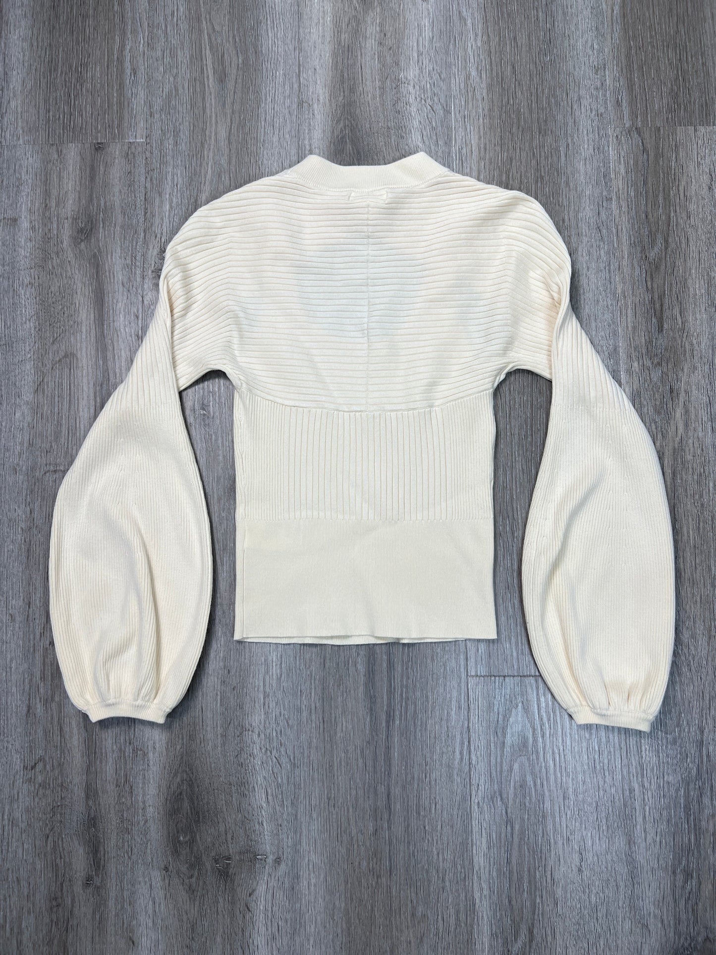 Top Long Sleeve By Maeve In Cream, Size: Xs