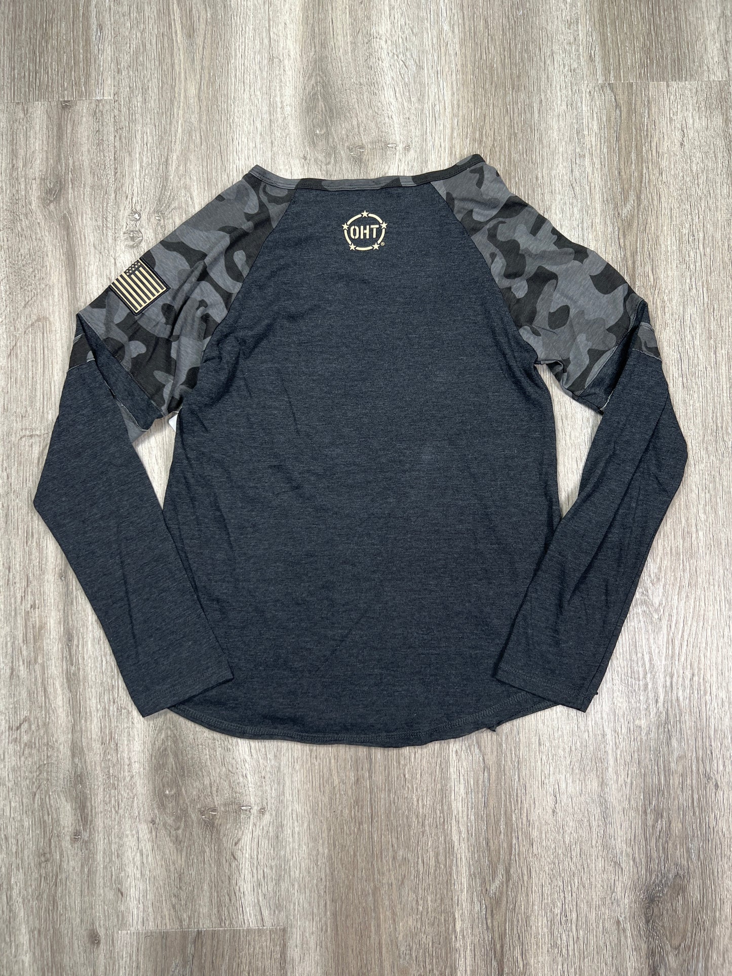 Grey Top Long Sleeve Colosseum, Size M