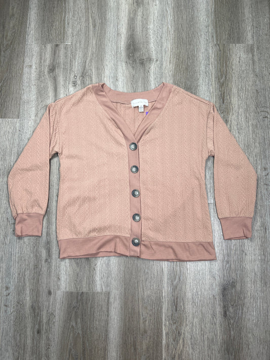 Pink Cardigan Clothes Mentor, Size M