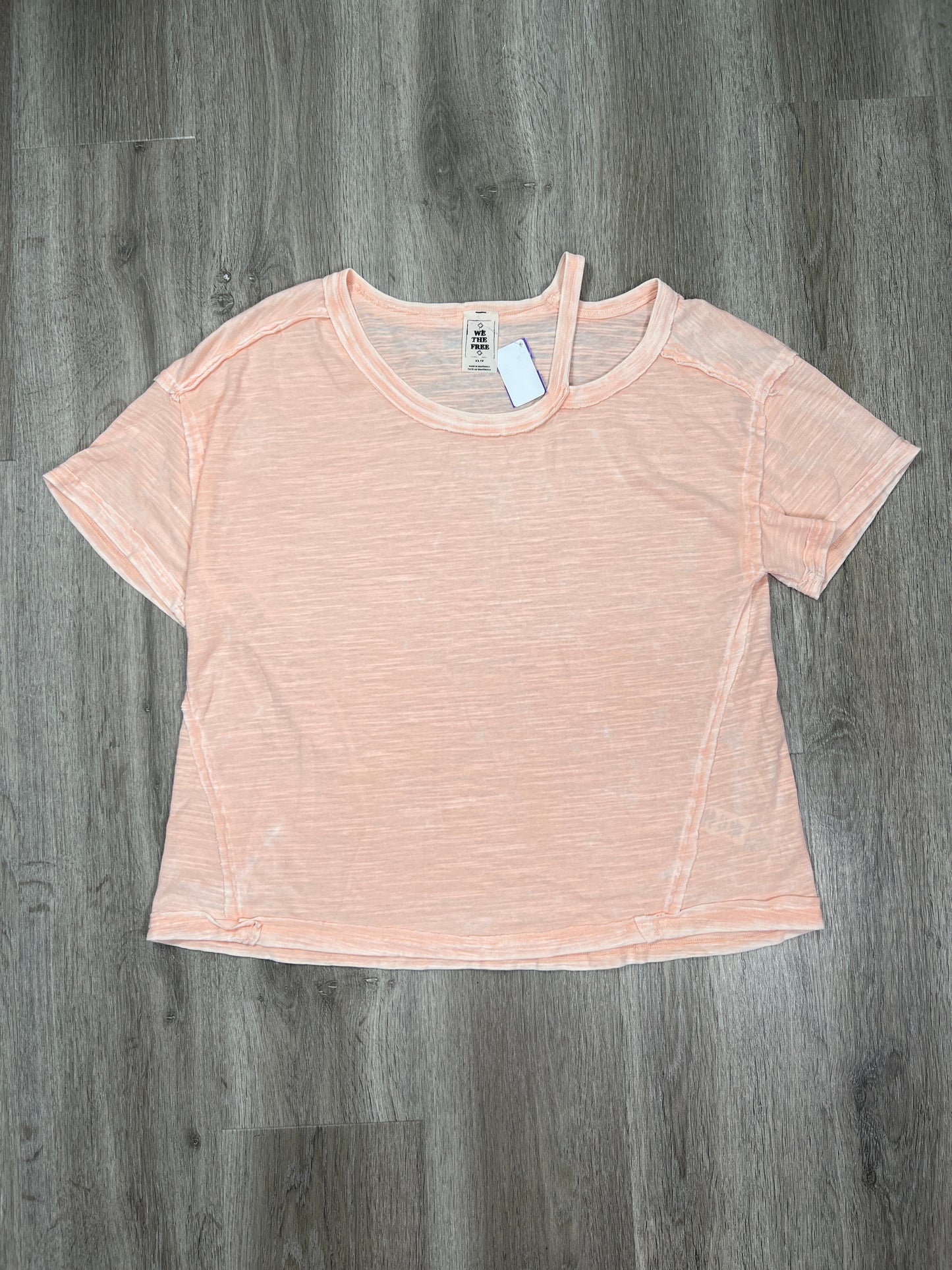 Pink Top Short Sleeve We The Free, Size Xs