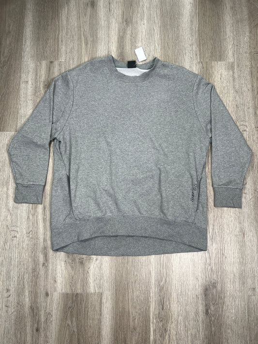 Grey Athletic Sweatshirt Crewneck Nike Apparel, Size Xl