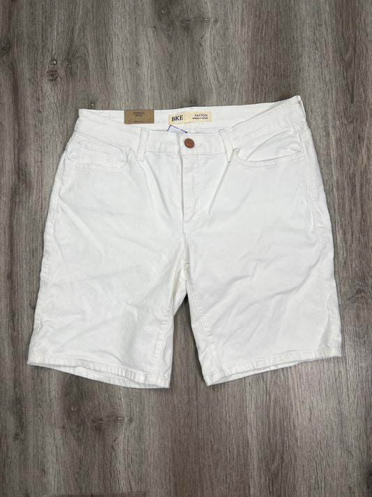 White Denim Shorts Bke, Size M
