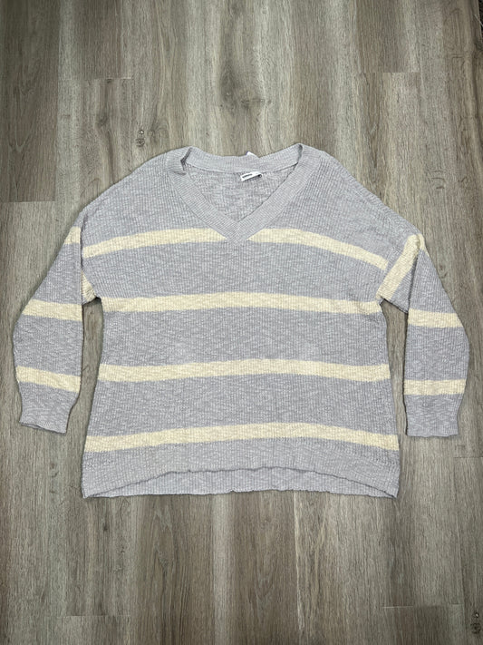 Cream & Grey Sweater Sonoma, Size 2x