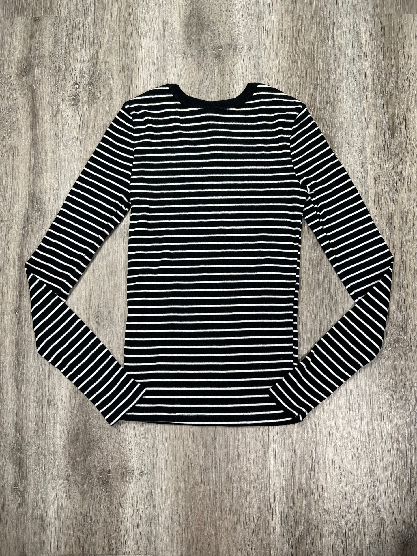 Striped Pattern Top Long Sleeve Wild Fable, Size S