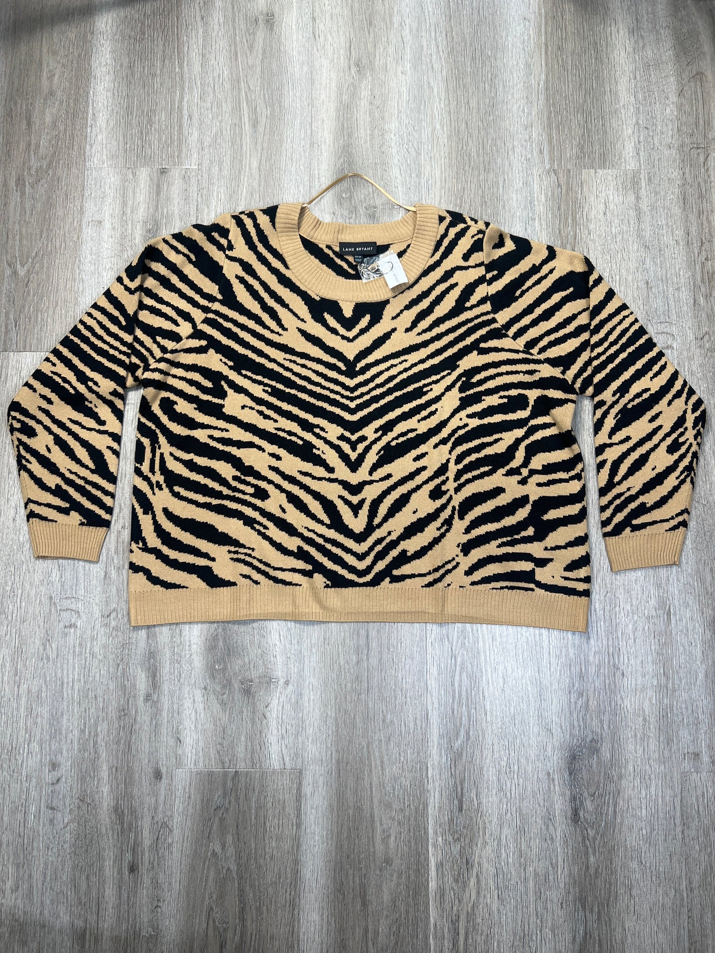 Sweater By Lane Bryant In Animal Print, Size: 2x