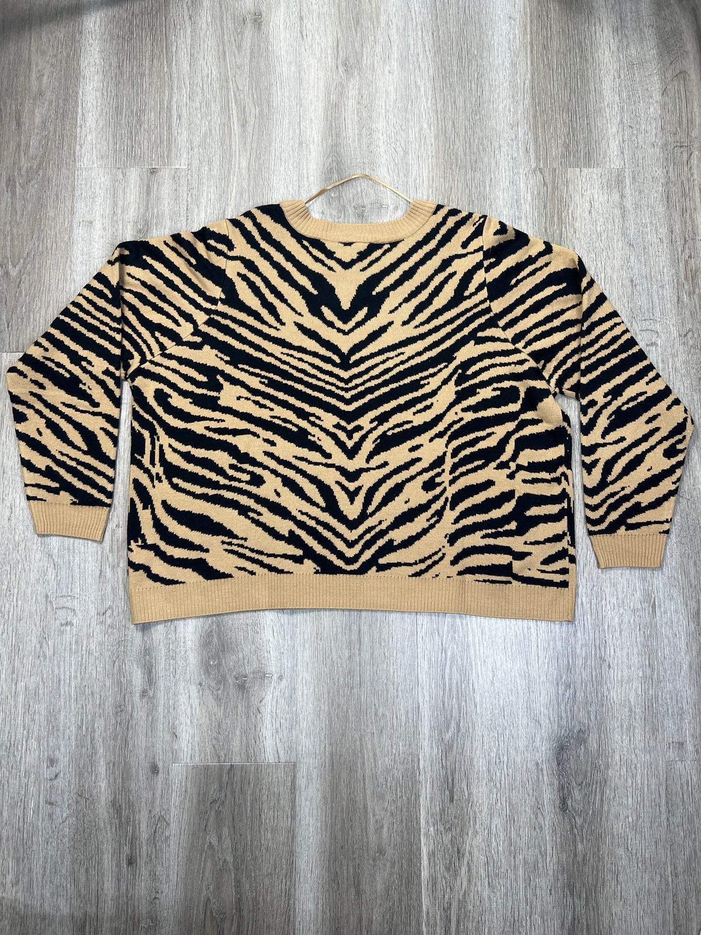 Sweater By Lane Bryant In Animal Print, Size: 2x