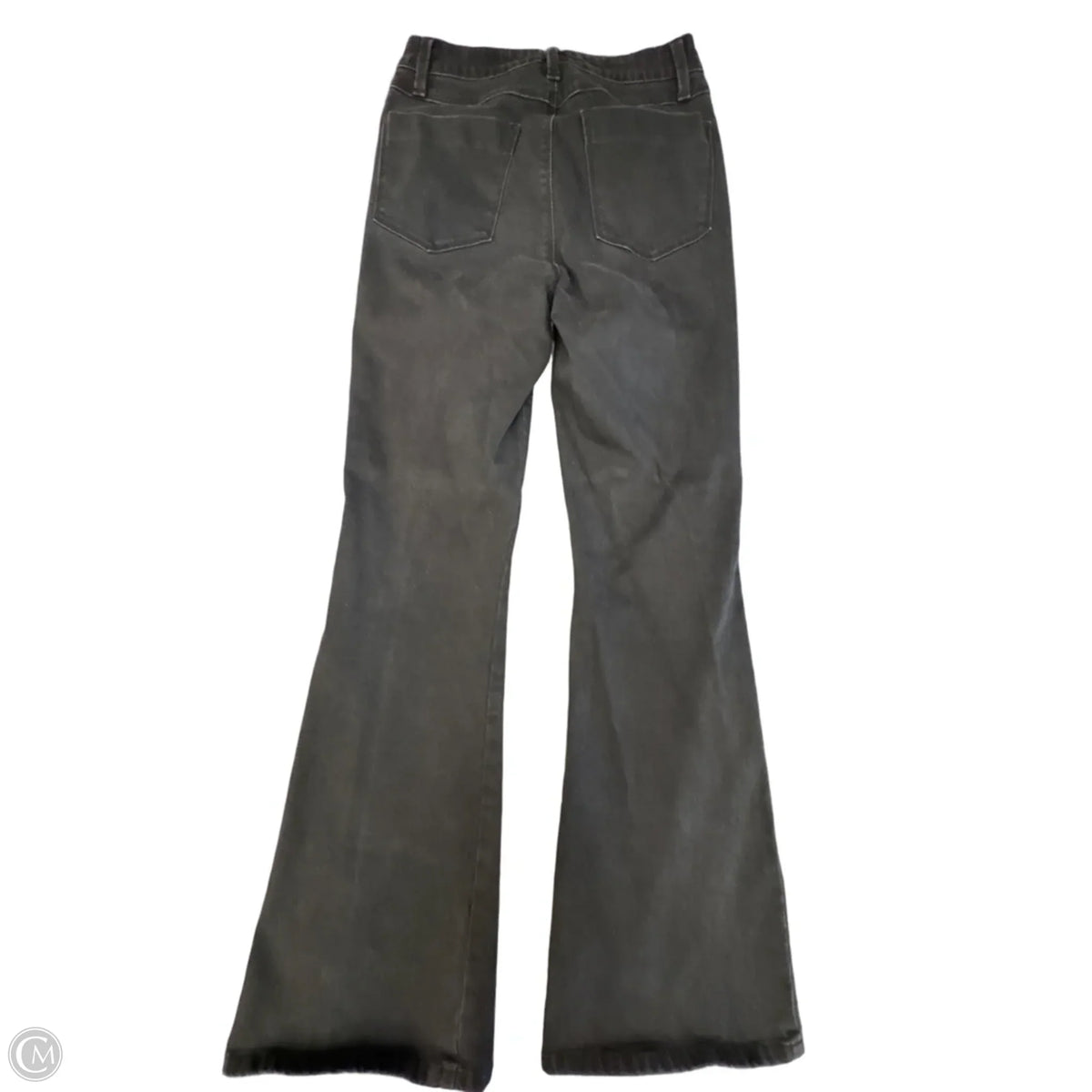 Jeans Flared By One 5 One In Black Denim, Size: 4