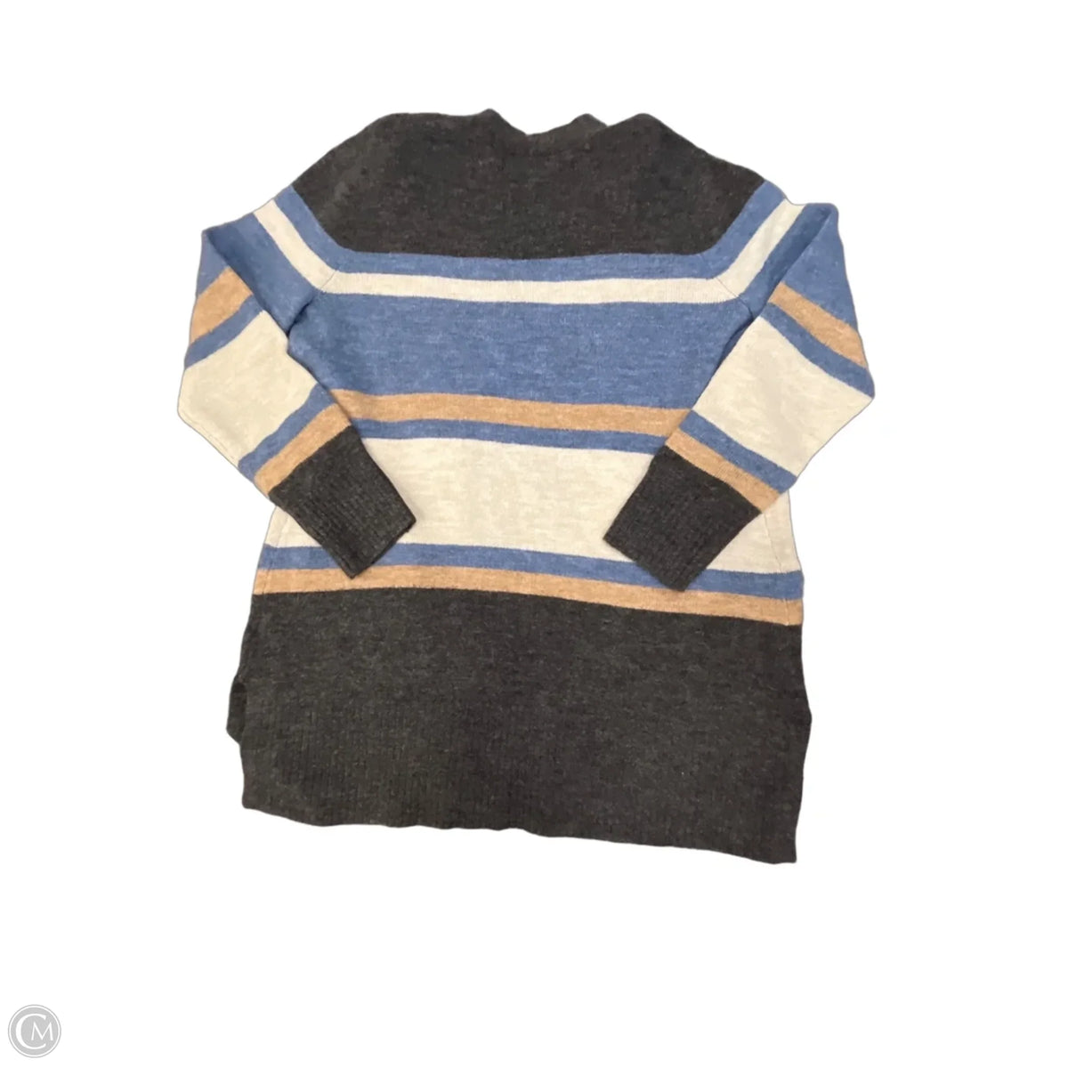 Sweater Cardigan By Old Navy In Striped Pattern, Size: M