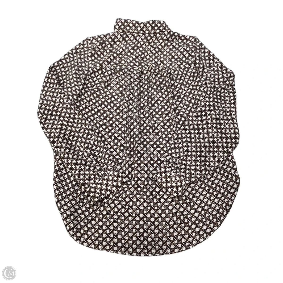 Top Long Sleeve By H&m In Geometric Pattern, Size: Xs