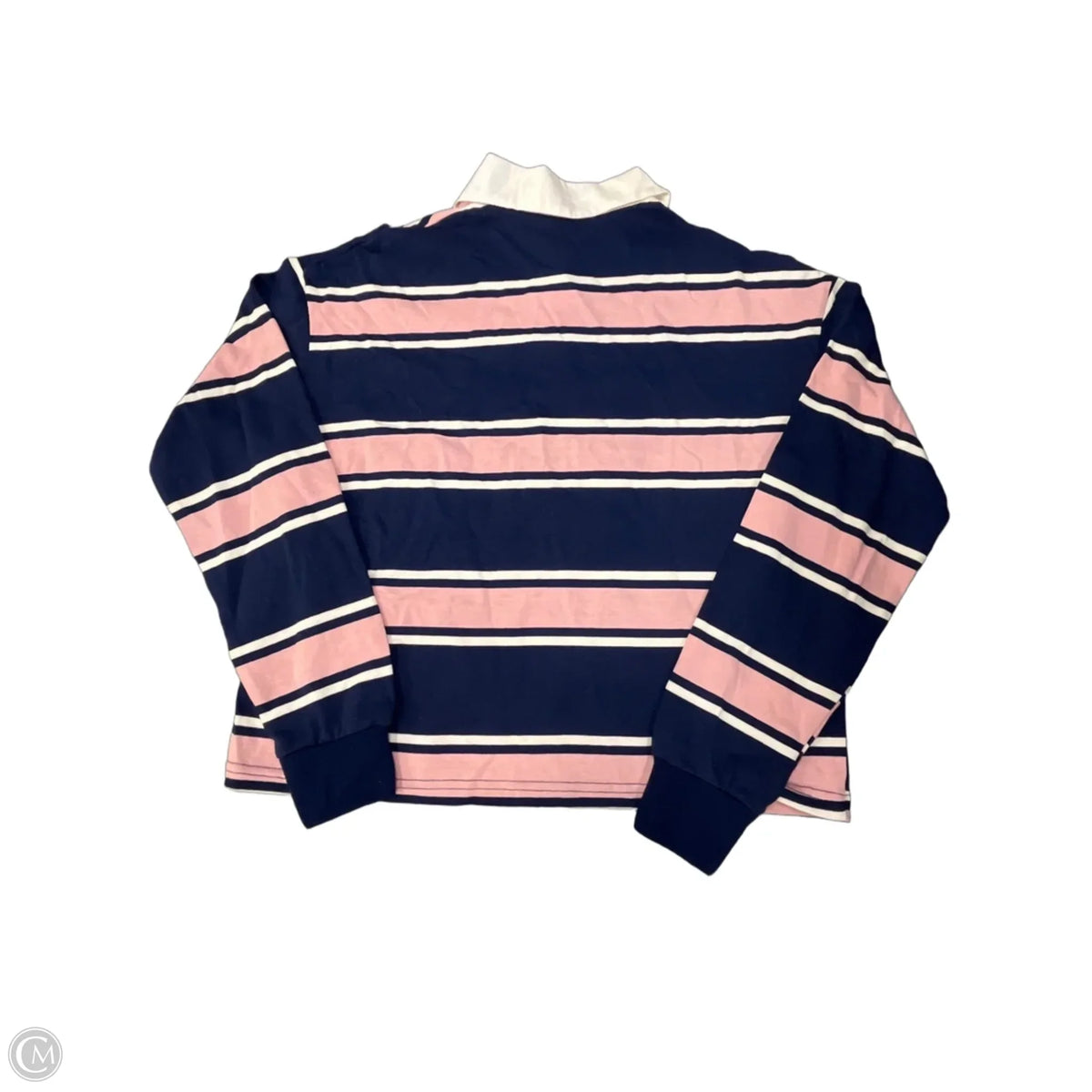 Top Long Sleeve Basic By Cmf In Striped Pattern, Size: Xs