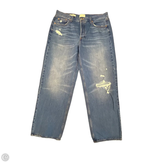 Jeans Boyfriend By Universal Thread In Blue Denim, Size: 12