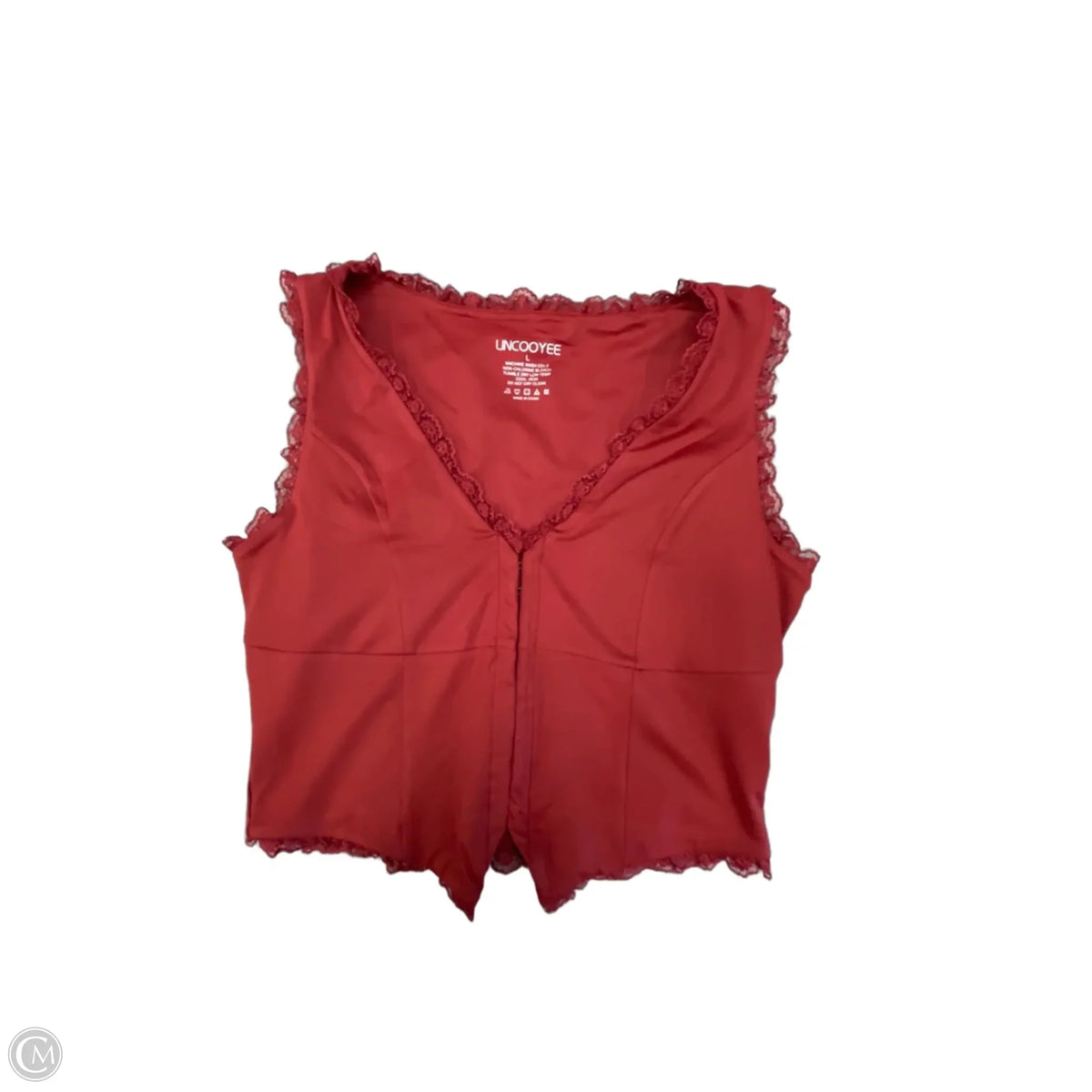 Top Sleeveless By Clothes Mentor In Red, Size: L