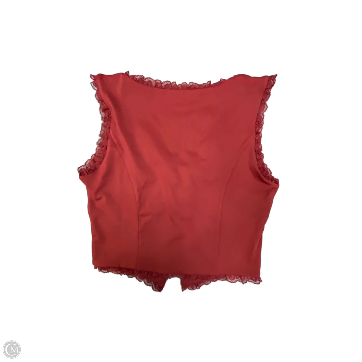 Top Sleeveless By Clothes Mentor In Red, Size: L