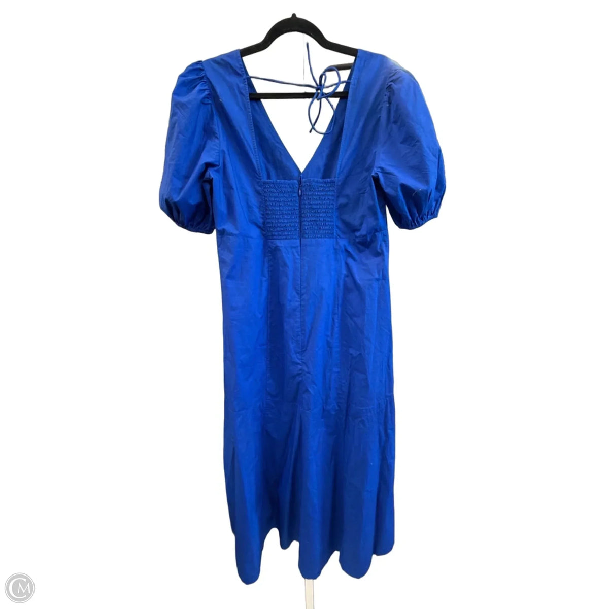 Dress Casual Midi By Loft In Blue, Size: M