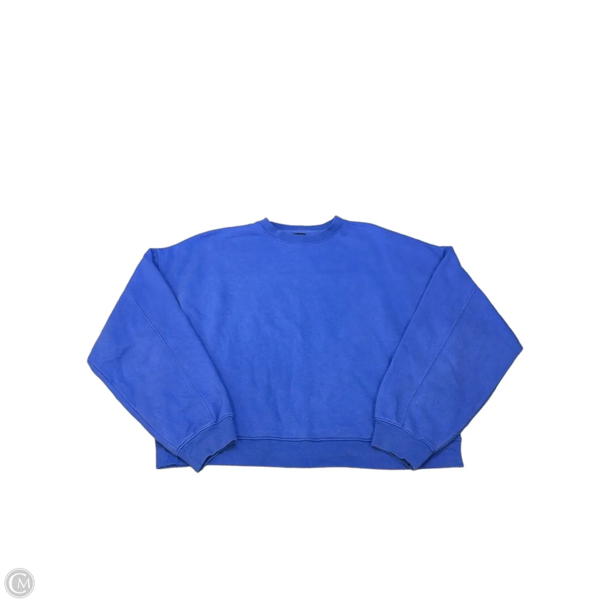 Sweatshirt Crewneck By Gap In Blue, Size: M