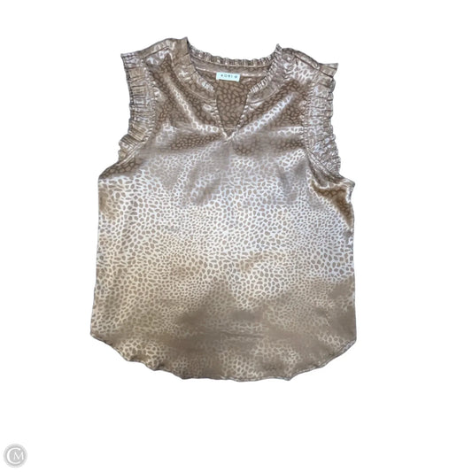 Top Sleeveless By Kori America In Animal Print, Size: M