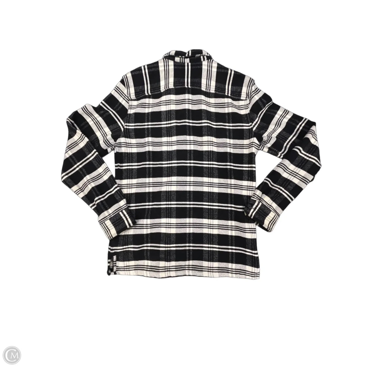 Jacket Designer By All Saints In Plaid Pattern, Size: S