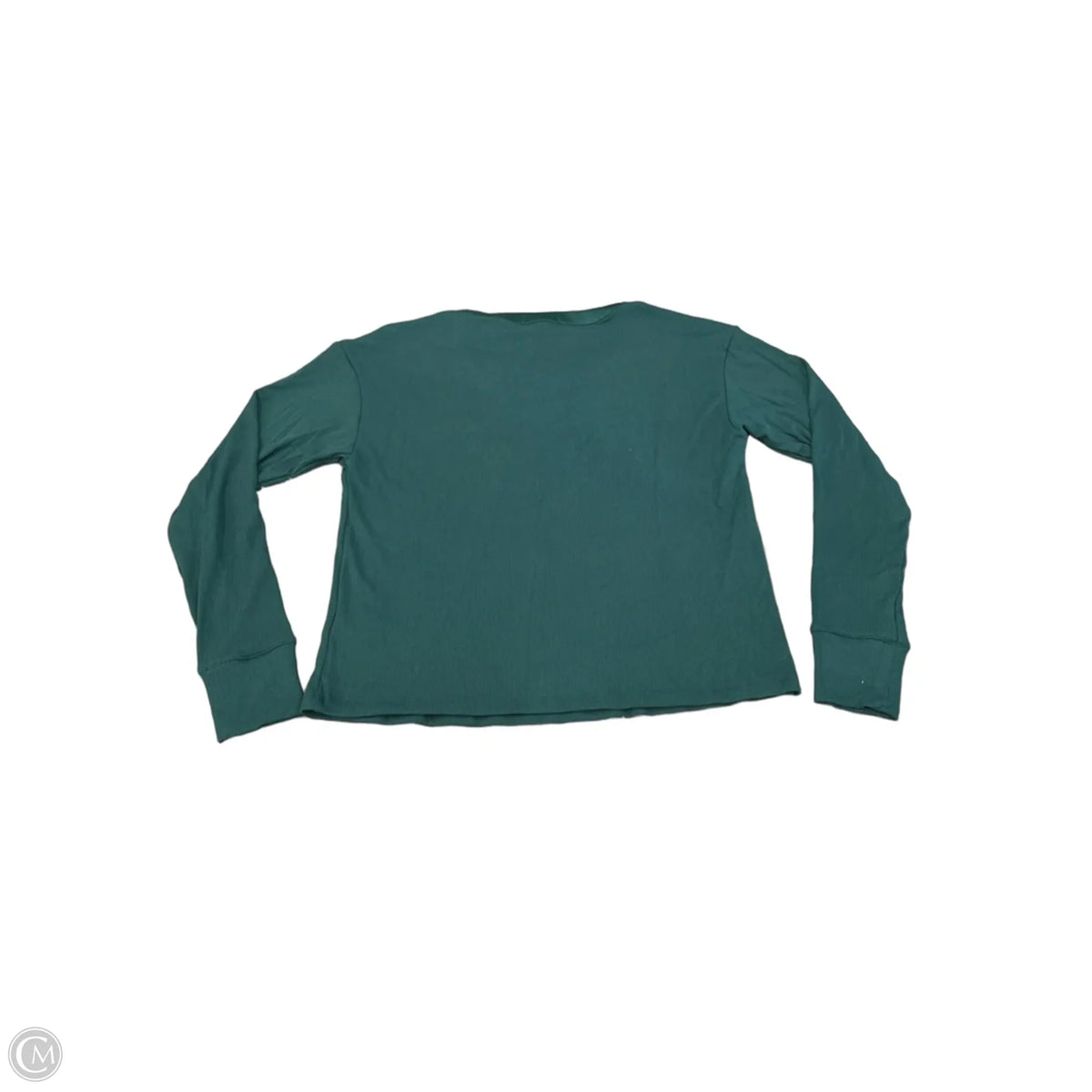 Top Long Sleeve By Evereve In Green, Size: S