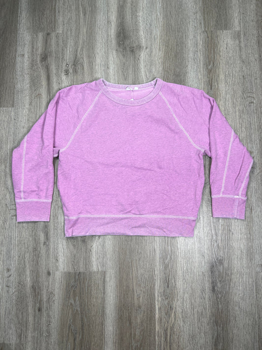 Purple Sweatshirt Crewneck Gap, Size L