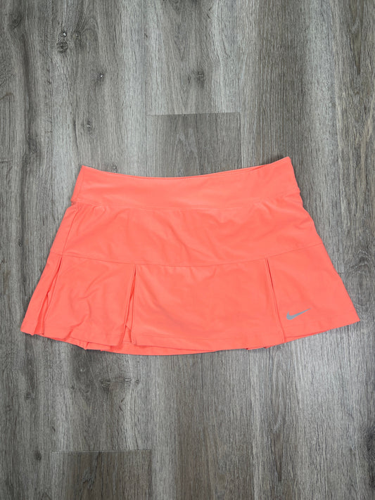 Orange Athletic Skort Nike Apparel, Size M