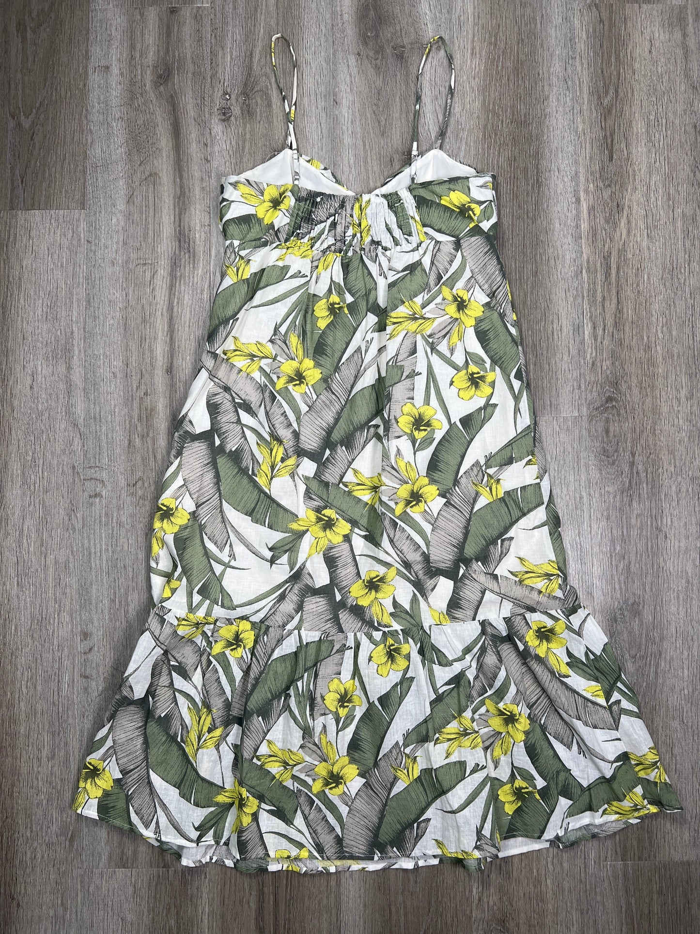 Floral Print Dress Casual Midi Banana Republic, Size S