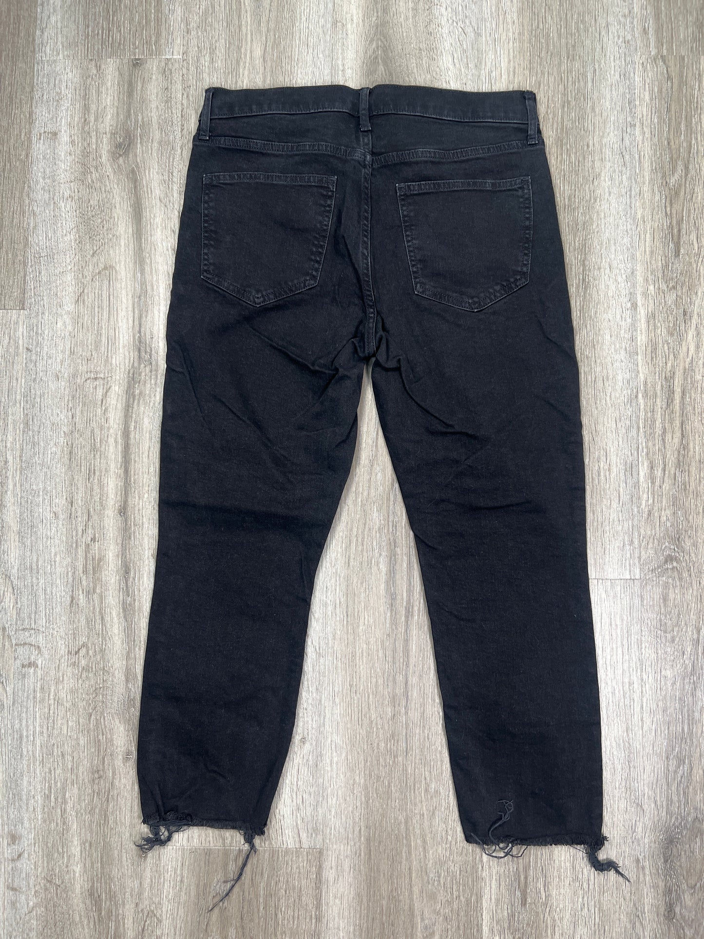 Black Jeans Cropped Gap, Size 8petite