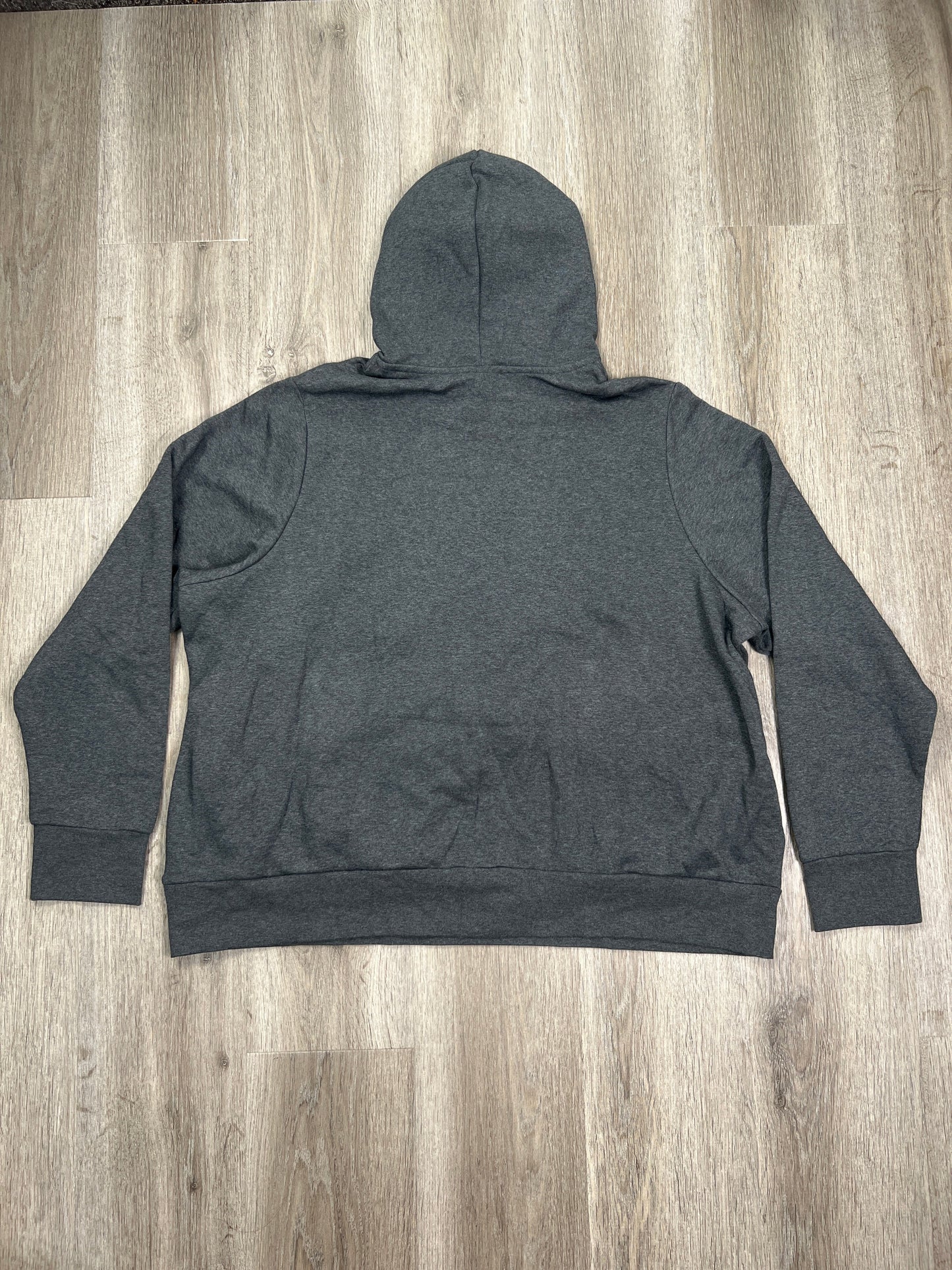 Grey Sweatshirt Hoodie Adidas, Size 3x