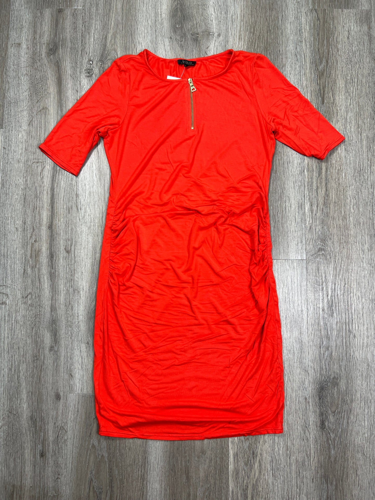 Orange Dress Casual Short Rachel Zoe, Size S